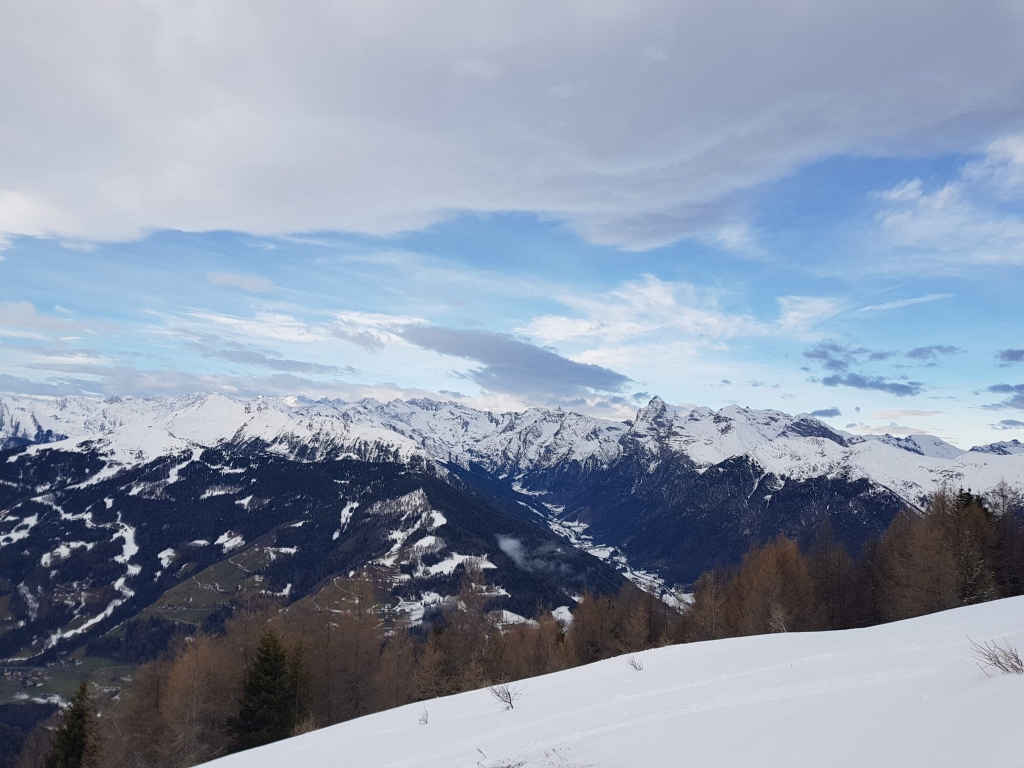 Schneeschuhwanderung auf den Saun zur Prantneralm