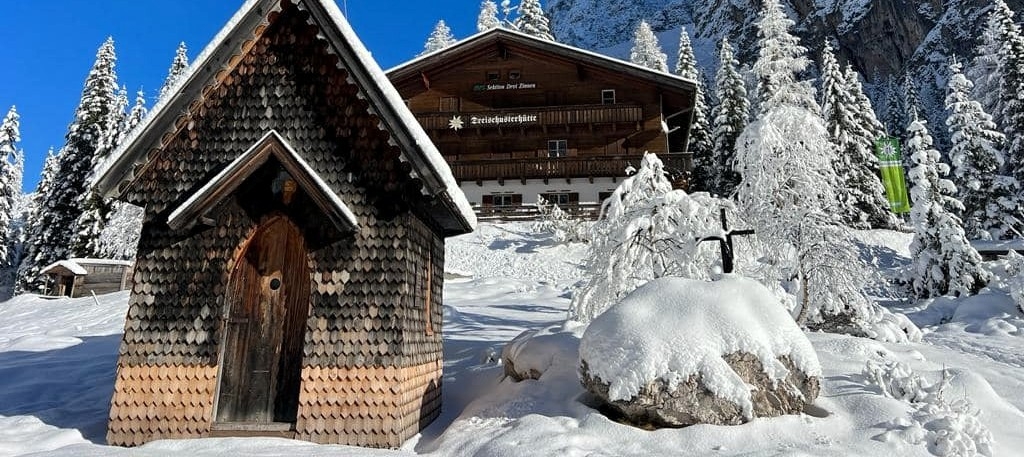 Am Berg übernachten auch wenns kalt ist