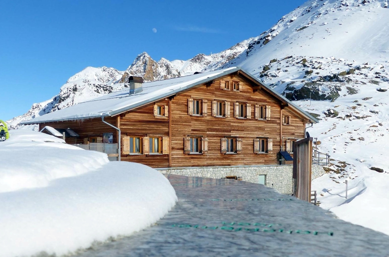 Am Berg übernachten auch wenns kalt ist