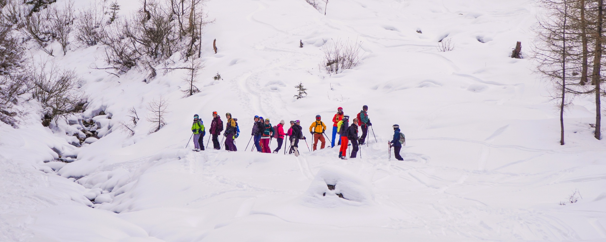 108 junge Freeskier:innen und Snowboarder:innen nutzen AVS Freeridedays