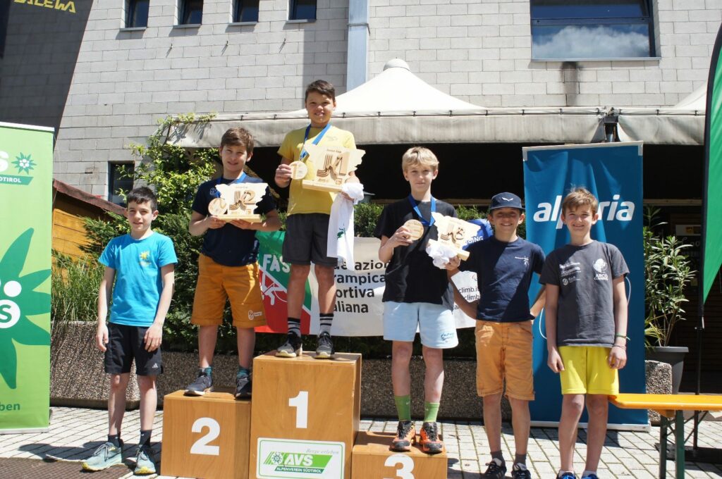 U13M auf dem Podest der Gesamtwertung (c) AVS