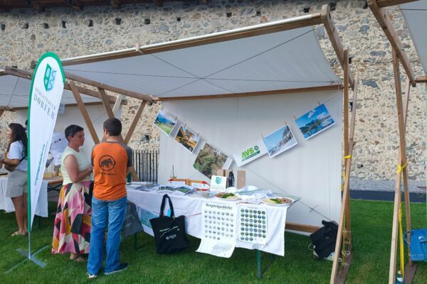 Infostand Bergsteigerdörfer l ©Anna Pichler I Bergsteigerdörfer