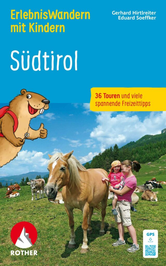Cover Südtirol, Erlebniswandern mit Kindern (c) Rother Verlag