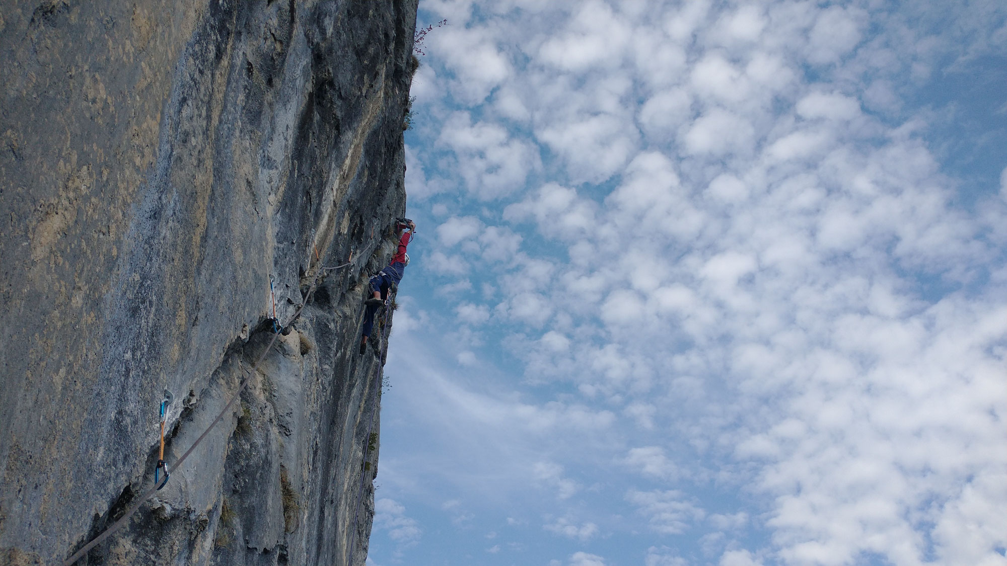 „The Cut (7b) und Sweet Shorty (7a+)“ Rupe di Padaro, Arco