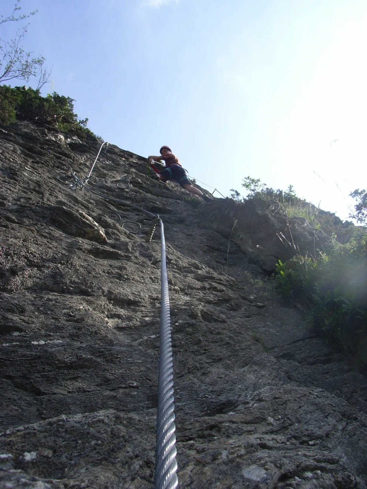 Peter Kofler Klettersteig an der Stafflacherwand bei St. Jodok