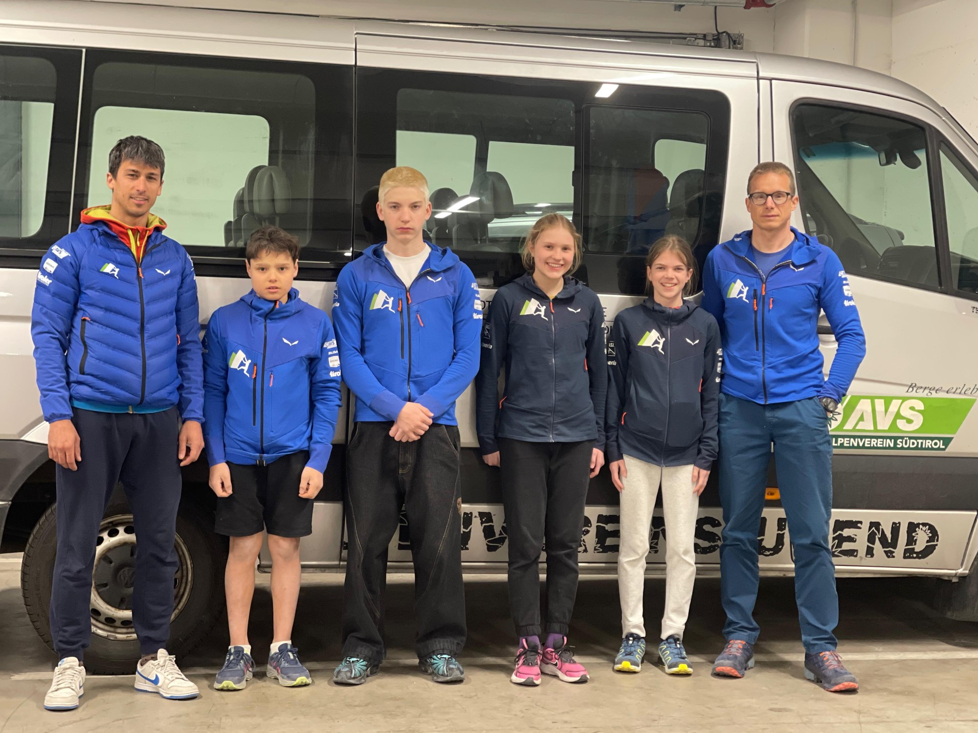 Vier Finalisten mit Trainern CI Giovanile Brescia3 @ AVS