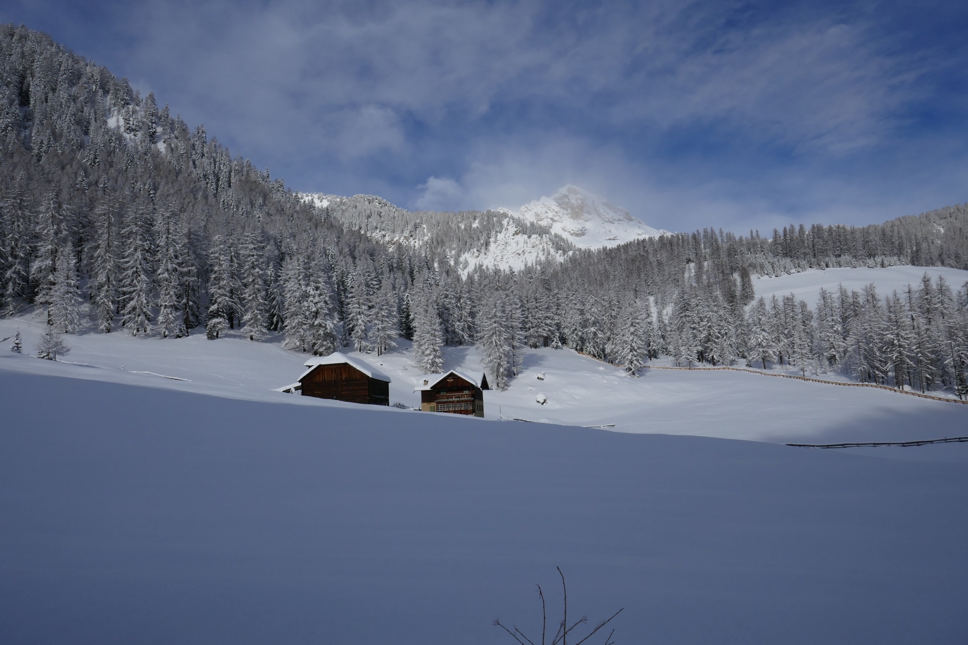 Schneeschuhwanderung: Piza de Medalges von Lungiarü