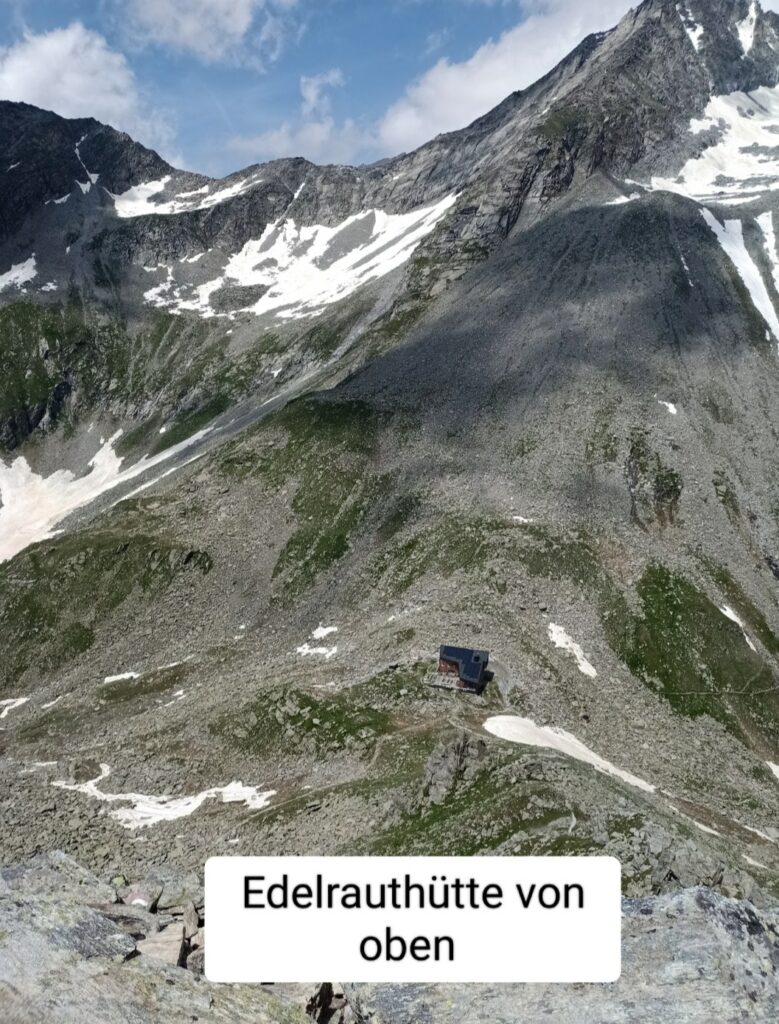 Edelrauthütte von oben | (c) Erika von Egitz | AVS