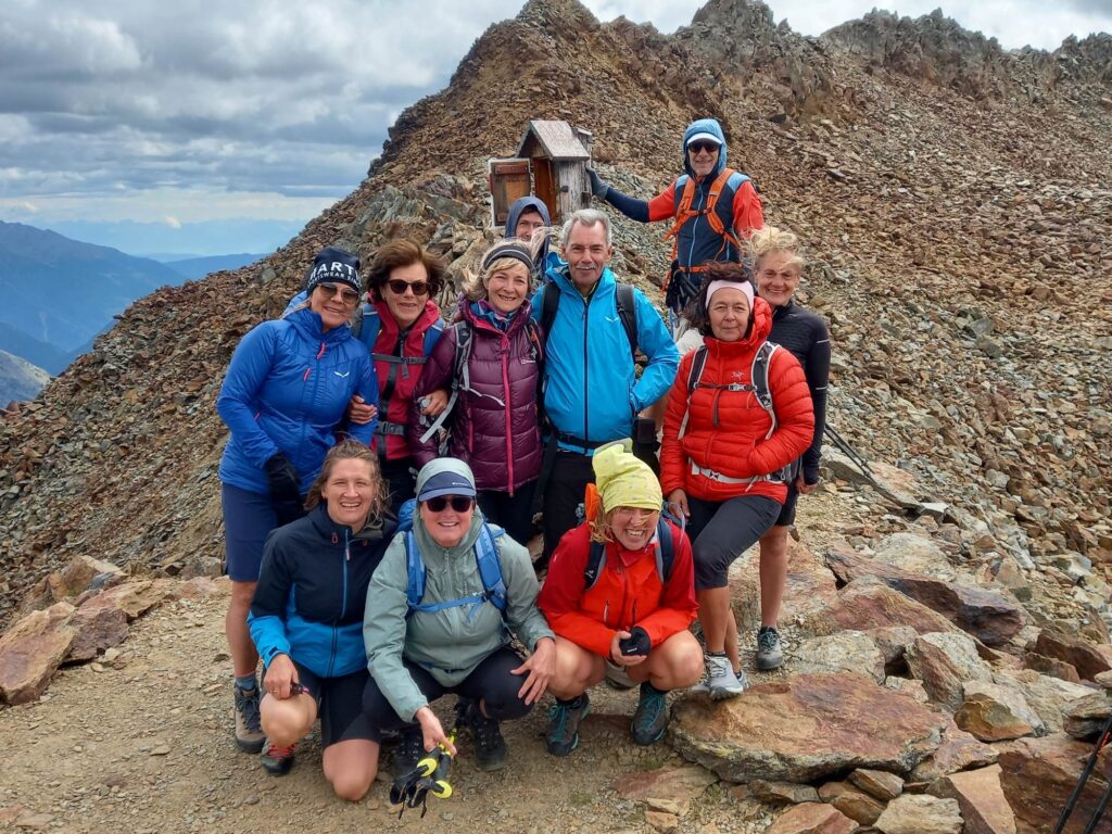 Gruppenbild am Bildstöckljoch I(c)Rosi Haller I AVS Meran