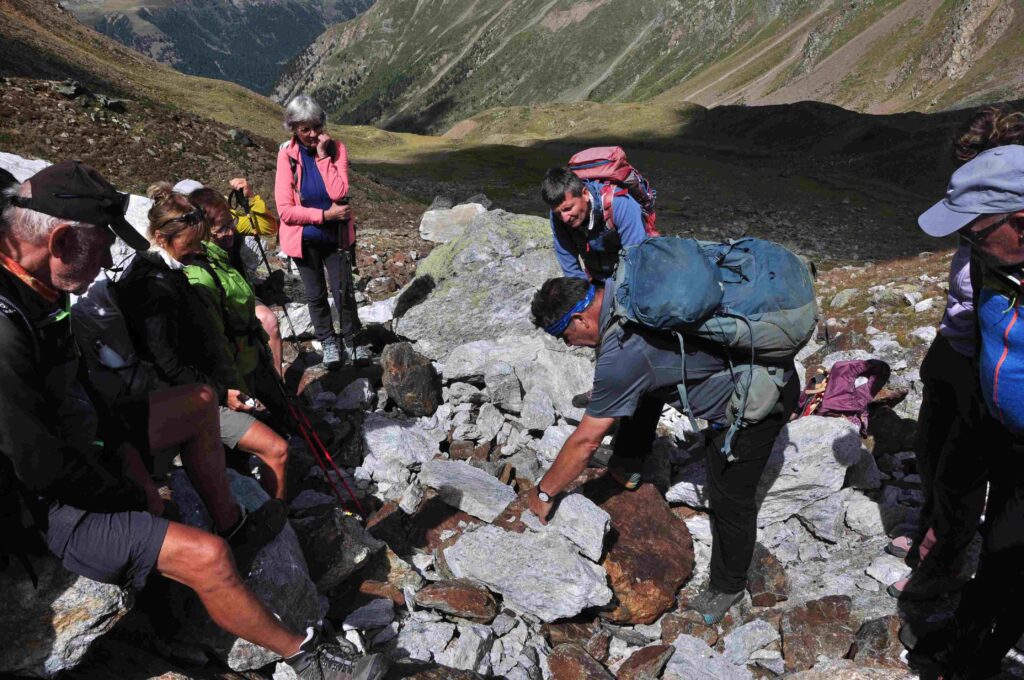 Pegmatitgang mit Turmalinkristallen ©An, Xinran I Bergsteigerdörfer
