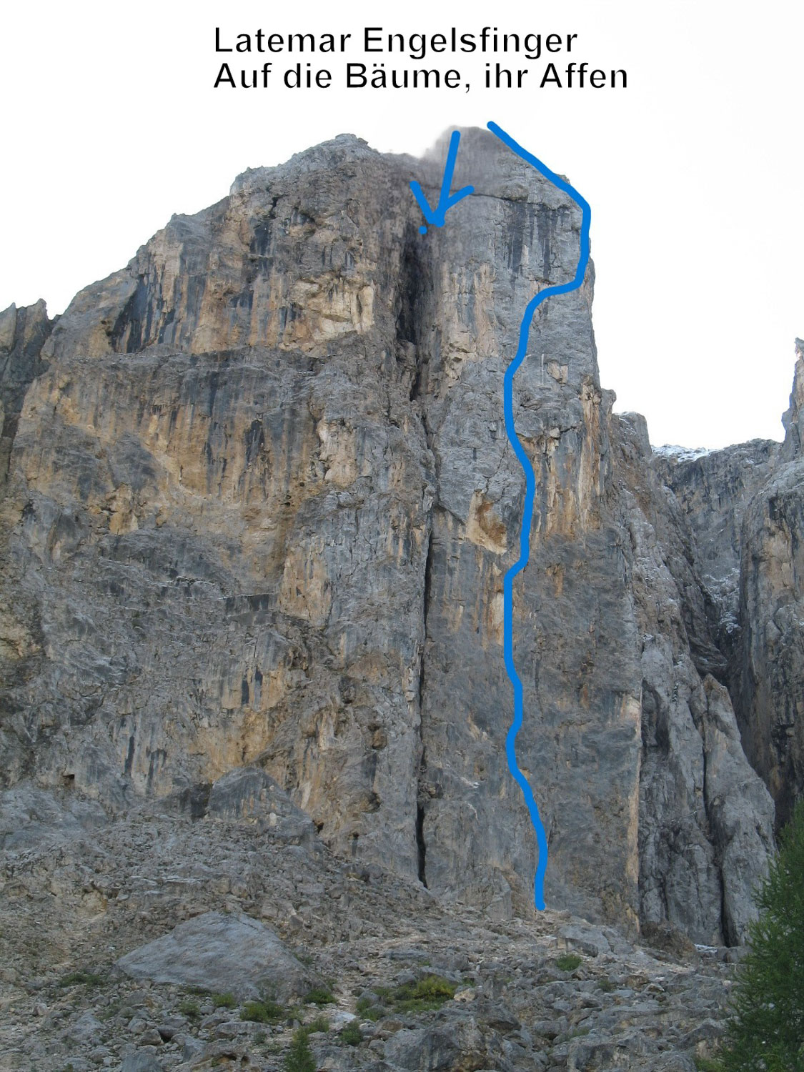 „Auf die Bäume ihr Affen (VIII(A1) )“, Engelsfinger, Latemargruppe